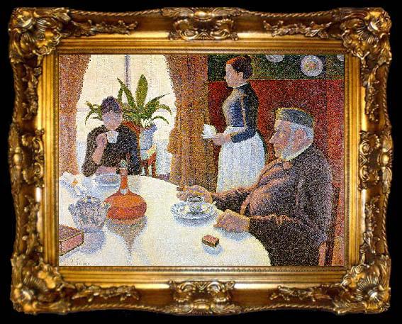 framed  Paul Signac The Dining Room, ta009-2